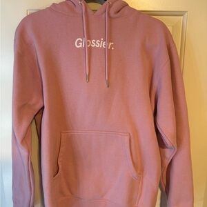 Glossier Pink Hoodie for women
